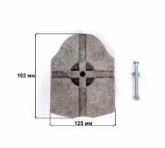 G 211 Шамотный кирпич дверцы топочной камеры (ПШК-850)  АНАЛОГ (87381221850)