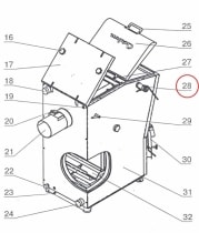 ZOTA Регулятор тяги котла FR 124