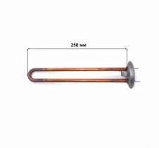 Нагревательный элемент RF 0,7 кВт, D64, L-245 мм., М4, под анод, клеммы п/разъём (10056)