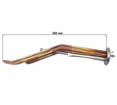 Нагревательный элемент RF 2,0 кВт. гор. (0.5+1.5), D64, L-360 мм., М6, под анод (10124)
