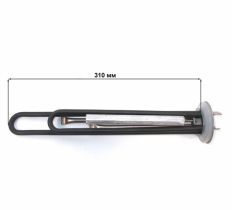 Нагревательный элемент RF 2,0 кВт. нерж. (0.7+1.3), D64, L-310 мм., M4, Комплект (10082)