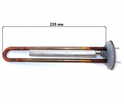 Нагревательный элемент RF 0,7 кВт, D64, L-245 мм., М4, Комплект, клеммы п/разъём (10096)