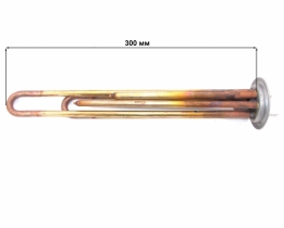 Нагревательный элемент RF 2,0 кВт. (0.7+1.3), D64, L-310 мм., M4, под анод (10052)
