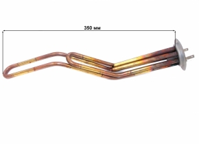 Нагревательный элемент RF 2,0 кВт. гор. (0.7+1.3), D64, L-350 мм., M4, под анод (10053)
