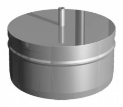 F Заглушка с конденсатоотводчиком D 120 нерж