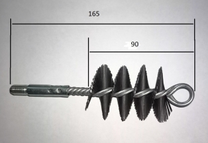 ZOTA Ерш для чистки теплообменника D=50 мм.
