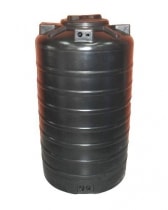 Бак для воды ATV 500 круглый (черный) 