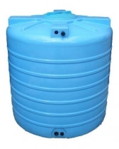 Бак для воды ATV 2000  круглый (синий) с поплавком